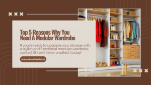 If you're ready to upgrade your storage with a stylish and functional modular wardrobe, contact Shree Interior wudtech today!