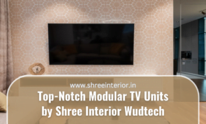 Top-Notch Modular TV Units by Shree Interior Wudtech