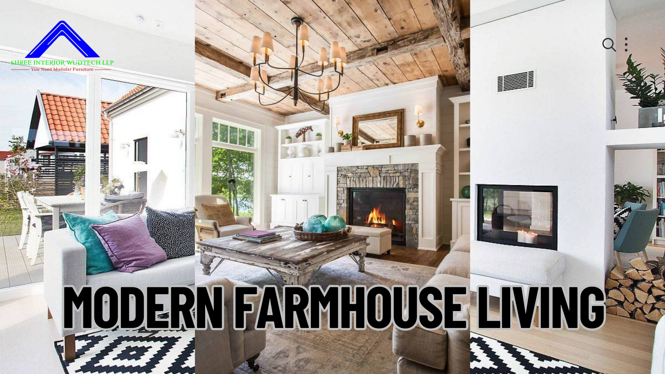 Modern Farmhouse Living Room Design