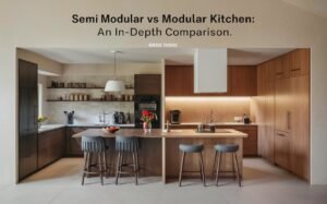 semi modular vs modular kitchen