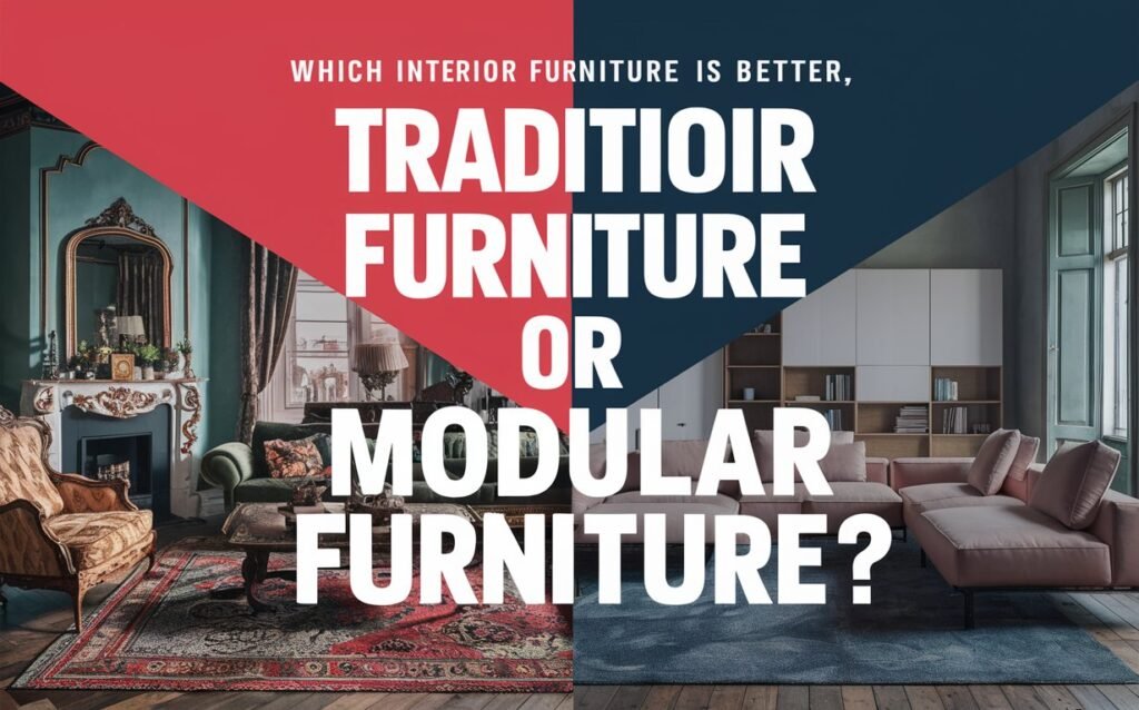 Which interior furniture is better, Traditional or Modular furniture?