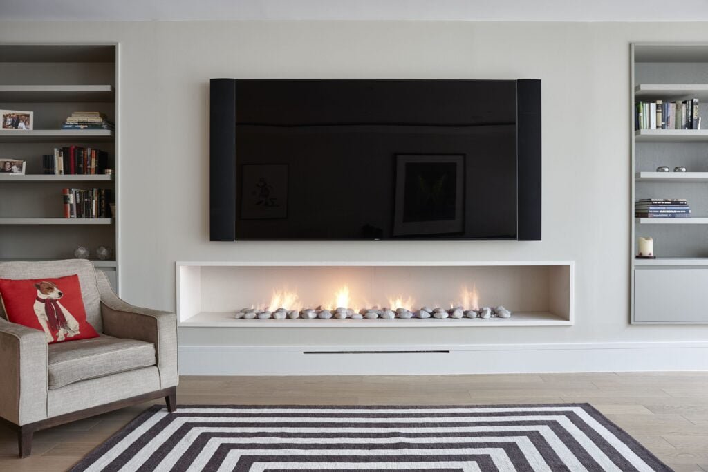 Integrated Fireplaces tv unit