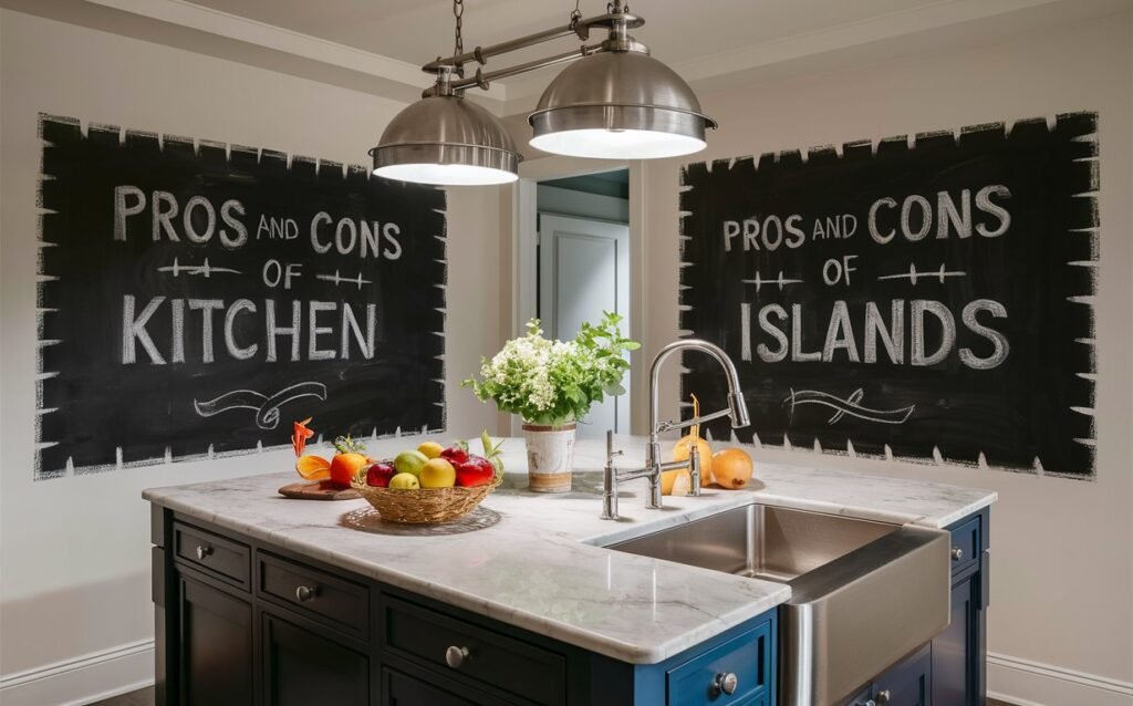 Pros and Cons of Kitchen Islands