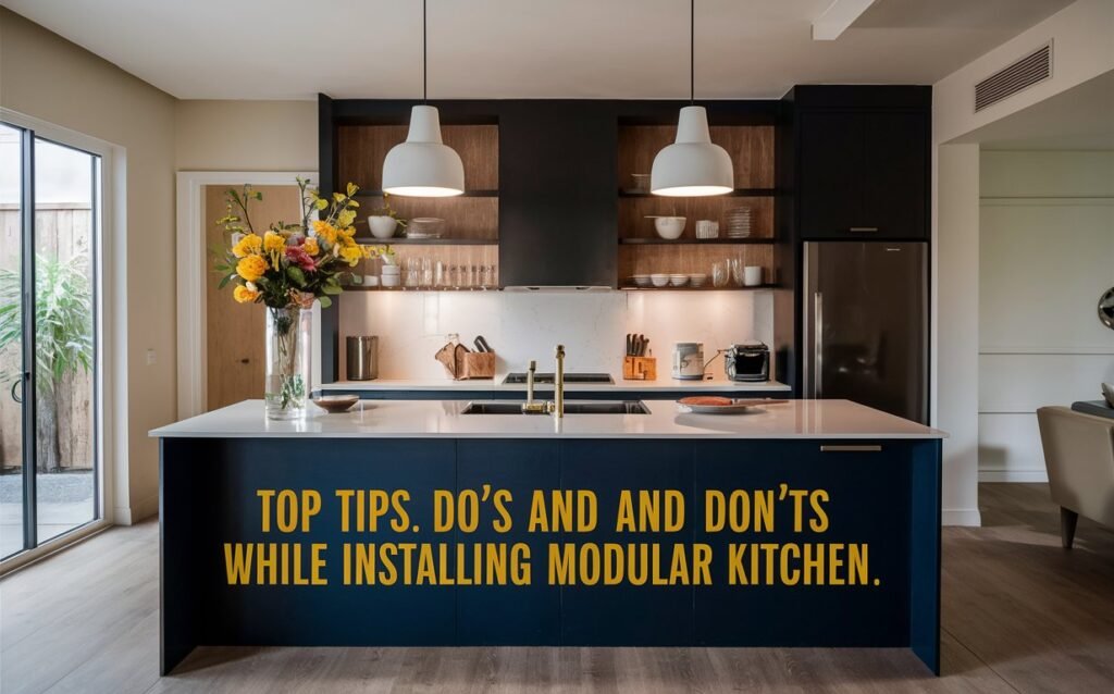 Top Tips Do's and Don'ts while installing modular kitchen