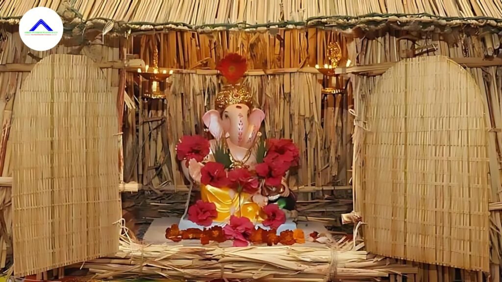 1. Eco-Friendly Ganpati Decoration