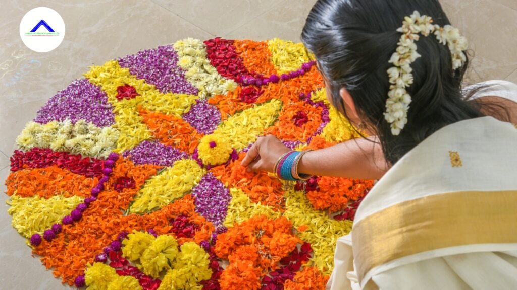 The Pookalam – Flower Rangoli