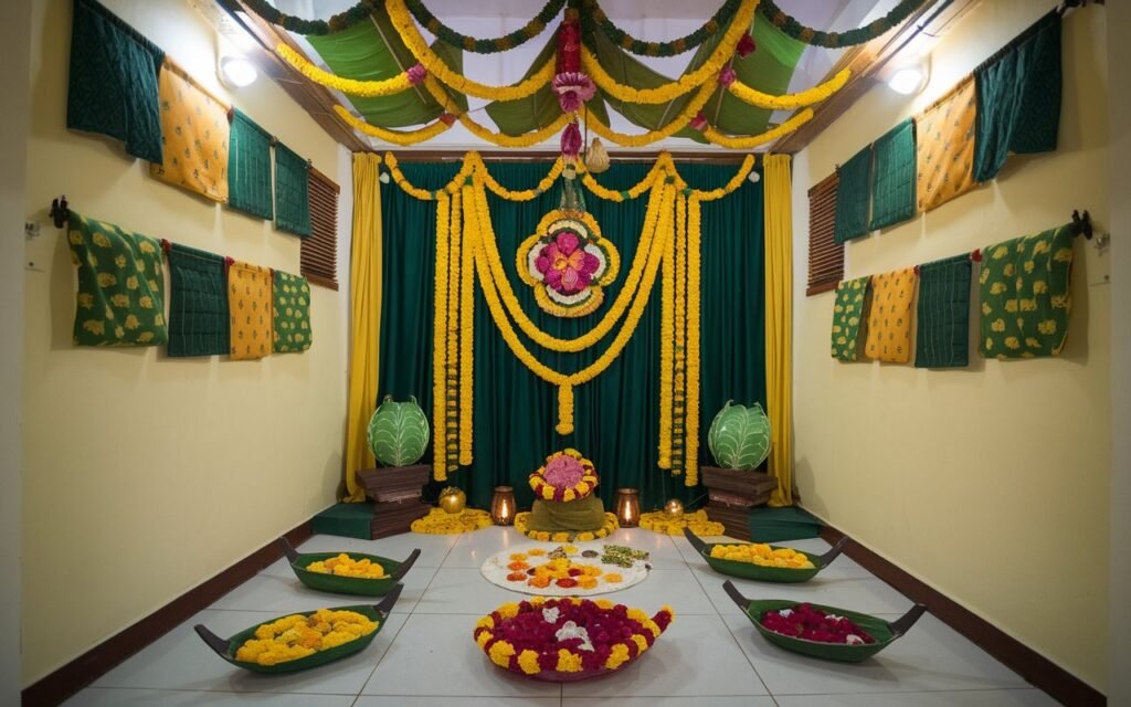 Decorating the Pooja Room