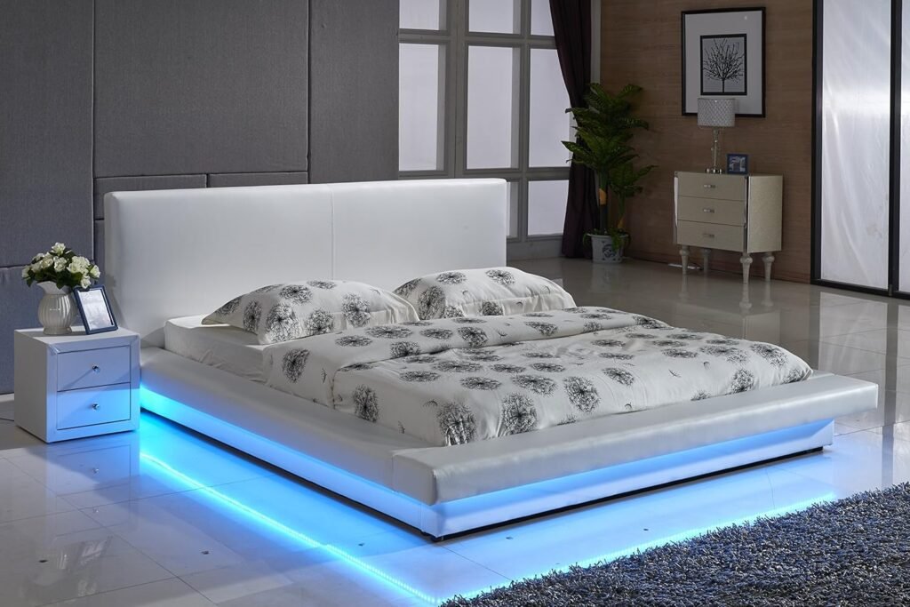 Smart Bed with LED & USB – A Perfect Modern Solution for Your Bedroom