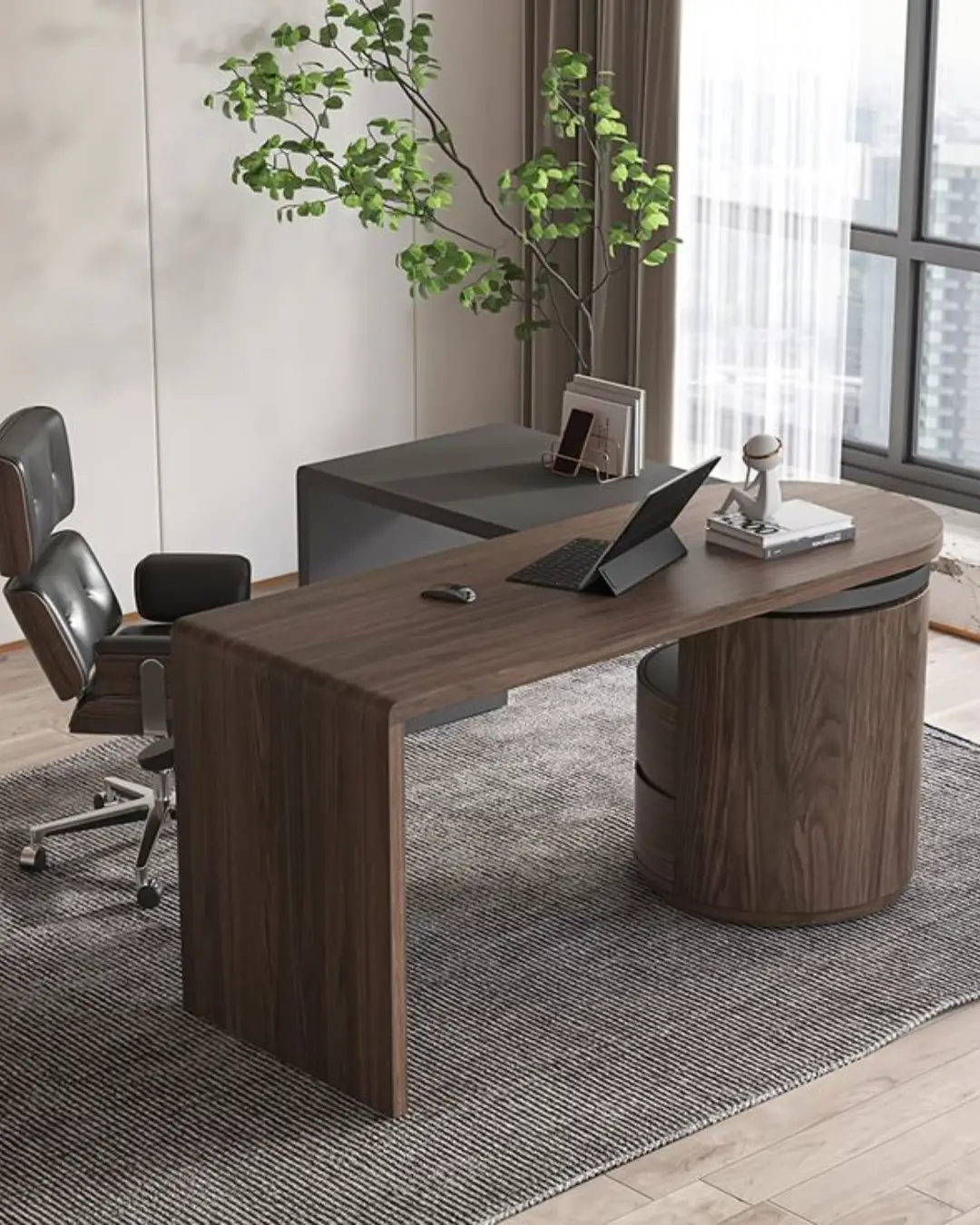 L-shaped modular executive desk supplier in Panvel