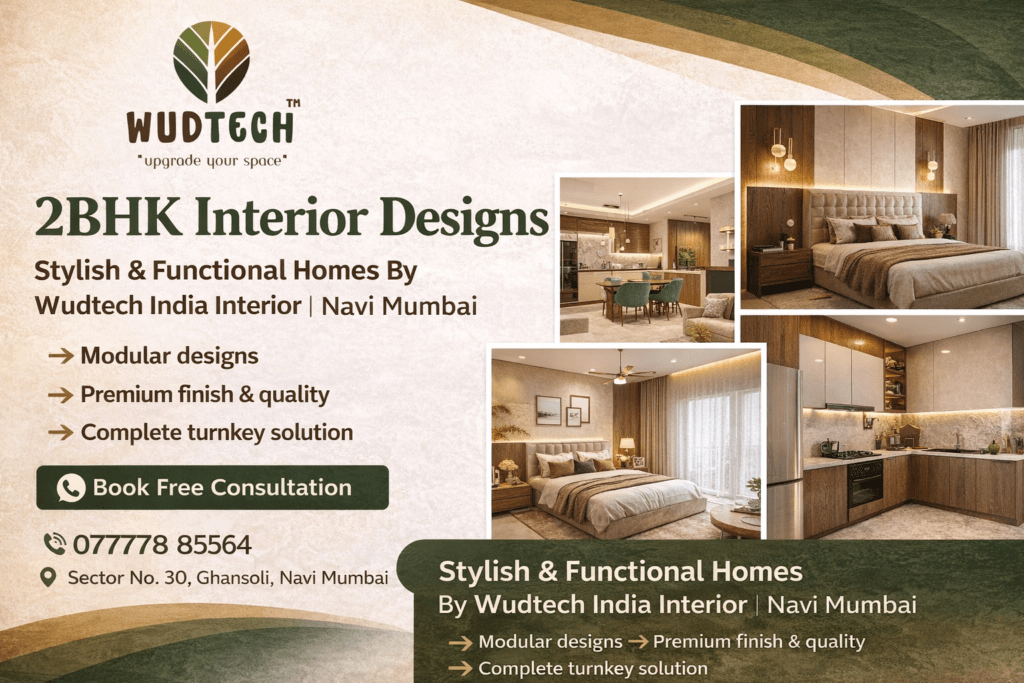 Stylish & Functional Homes By Wudtech India Interior | Navi Mumbai