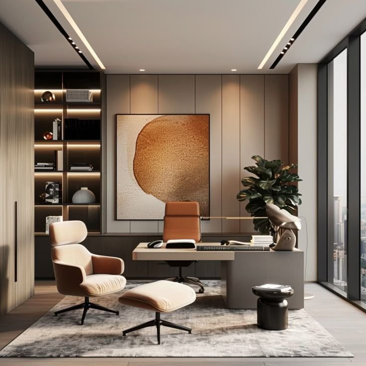 Modern Executive Cabin Design Ideas