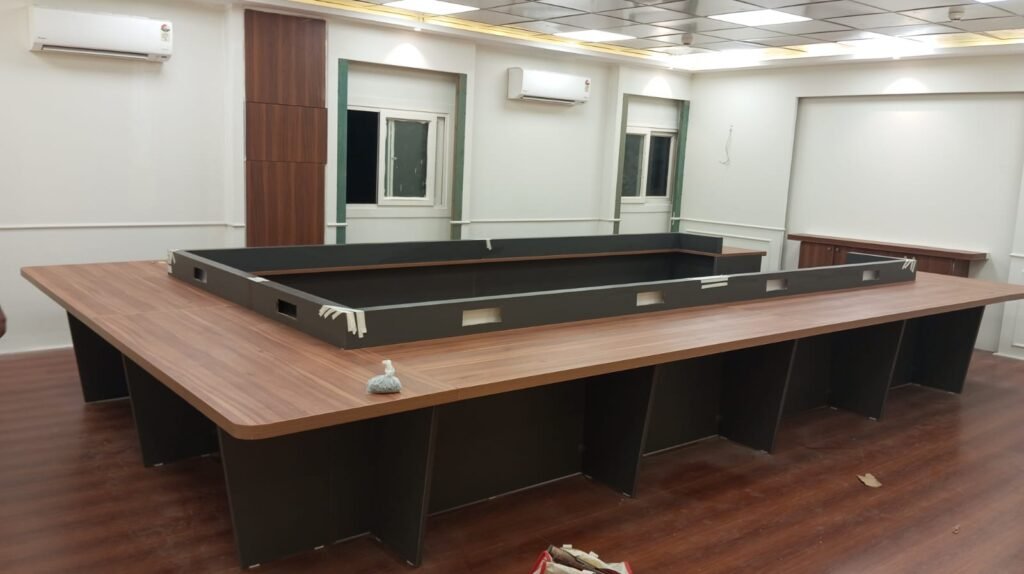 A Premium Conference Table Creates a Professional Environment for Ideas