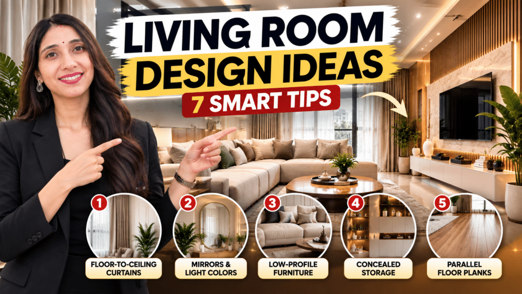 Living room design ideas by Shree Interior Wudtech Navi Mumbai
